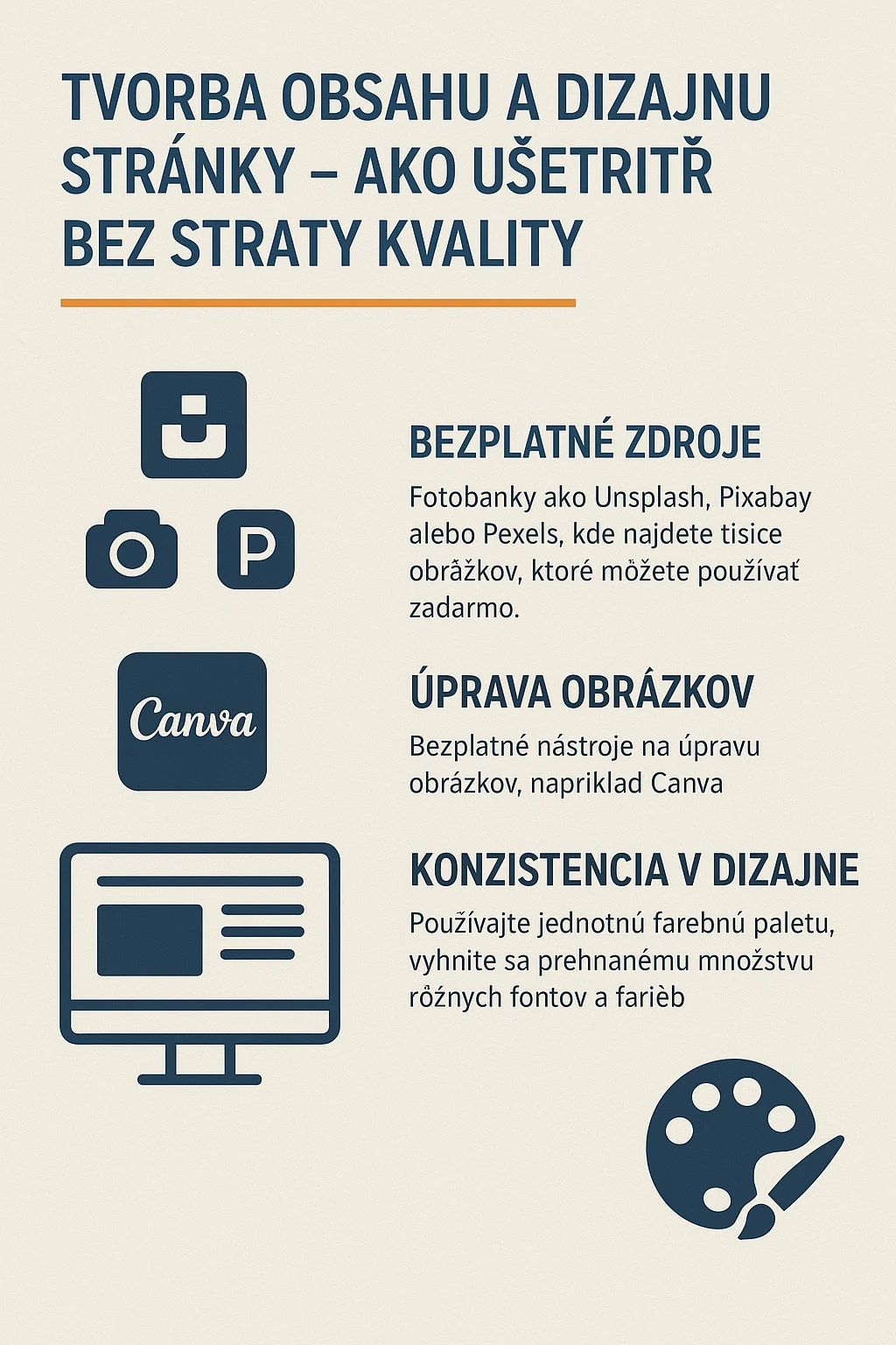 Tvorba obsahu a dizajnu stránky – ako ušetriť bez straty kvality Tvorba obsahu a dizajnu stránky – ako ušetriť bez straty kvality