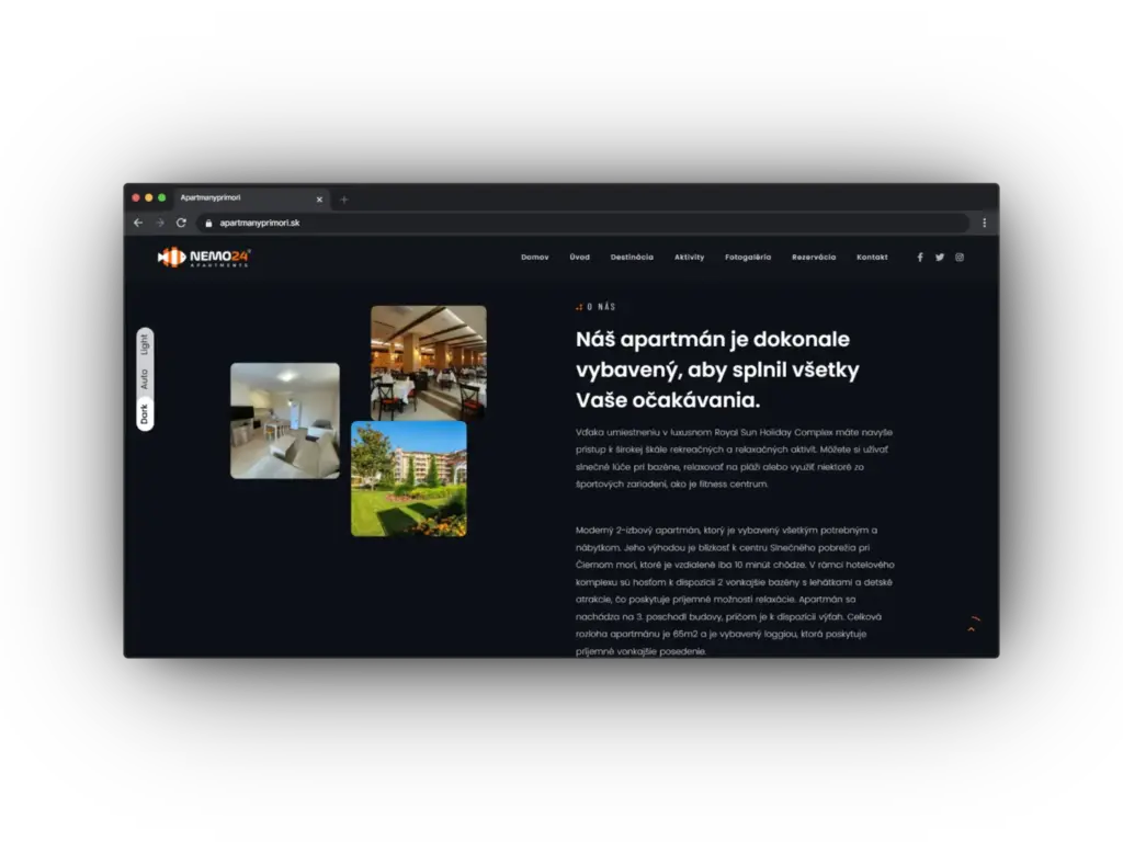 Poctivé WordPress webstránky s funkčným SEO, postavené na pevných základoch. Navrhnuté a realizované podľa vašich požiadaviek. 7 nemo24com
