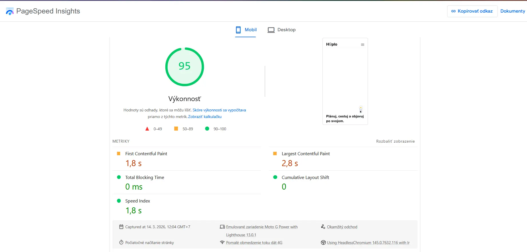 pagespeed hoplo pagespeed hoplo