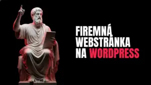 Firemná webstránka na WordPress