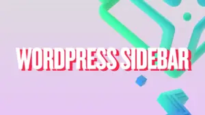WordPress Sidebar