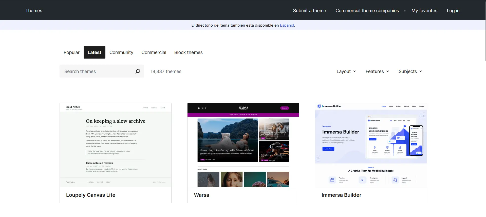wordpress free theme